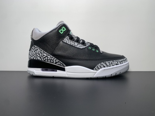 X版出货 Air Jordan 3 Retro"Green Glow" AJ3 绿光 货号：CT8532-031 尺码：40-47.5