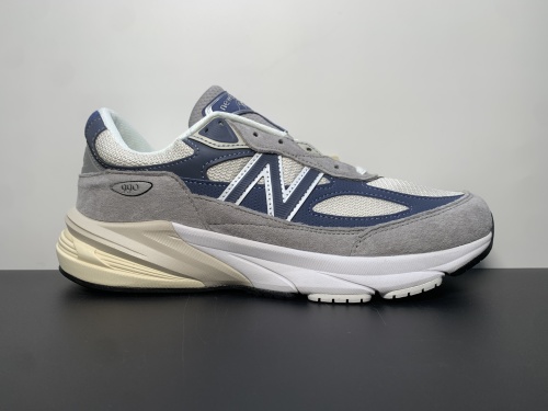 市售最强纯原版本 全码出货‼  New Balance 990V6系列 灰蓝 新百伦经典复古百搭休闲运动跑步鞋 Made in USA 美产系列 36-46.5