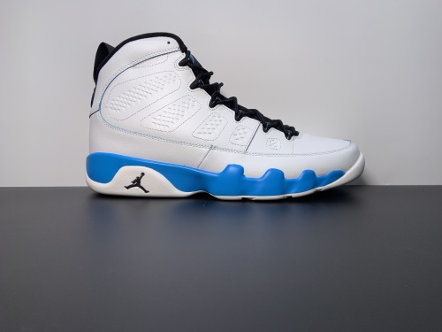 正确版出货  Air Jordan 9 “Powder Blue 北卡兰色 货号:FQ8992-101 号码:7-13