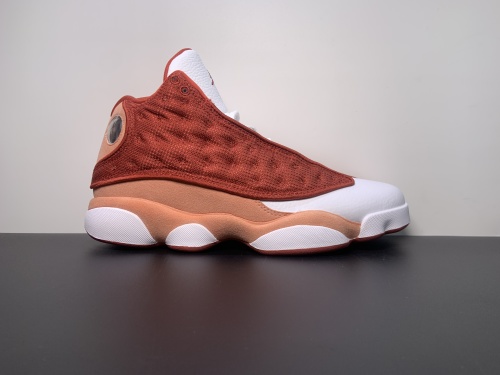 X版 乔丹13代 Air Jordan 13 “Dune Red” 白酒红色 货号:DJ5982-601 尺码:7-13