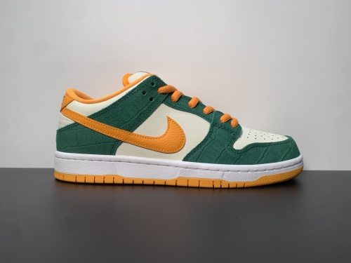NK Dunk SB Low Pro“Legion Pine”绿橘色 货号：304292-383  尺码：40-47.5