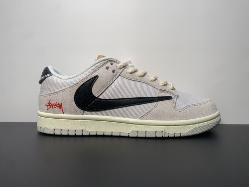 Stussy x Nike SB Dunk Low  复古休闲板鞋斯图西联名 情侣板鞋 主货号：DD9776-068 尺码：40 40.5 41 42 42.5 43 44 44.5 45 46 47