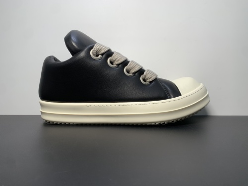 RICK OWENS/RO Rick Owens FW23 LUXOR 系列皮革 低帮系带 低帮 板鞋 36-46质感无敌