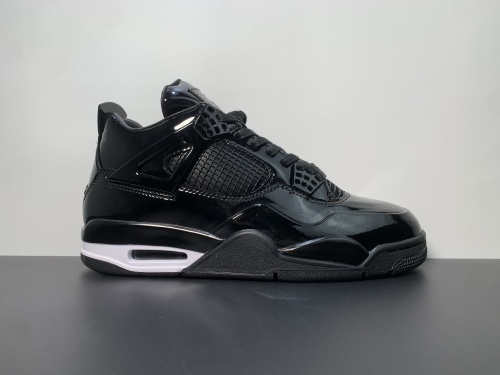 Air Jordan 4  " 11Lab4 Black " AJ4乔4 黑漆皮 719864-010 尺码：40 40.5 41 42 42.5 43 44 44.5 45 46 47.5