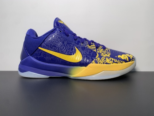 Nike Kobe 5 Protro “5 Rings”蓝黄！货号：CD4991-400 尺码：40-48.5
