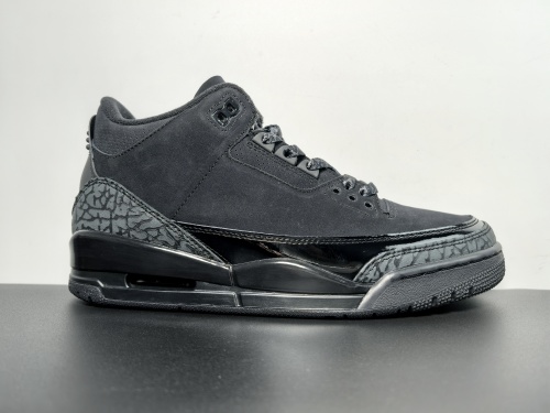 东莞裁片出货 2025版新款 aj3黑猫 Air Jordan 3 “Black Cat” 市场顶级版本 行业标杆 工艺材料 版型全面碾压 外贸大哥可以操作 货号:CK9246-168  7-14