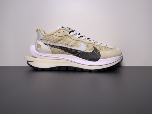 Sacai x VaporWaffle “Tour Yellow ”华夫三代3.0 走秀重磅联名 米色CV1363-108 #正确纯原版本 36-46