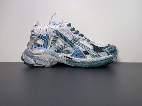 Balenciaga巴黎世家7.5Runner圆头系带蓝白 35-46出货