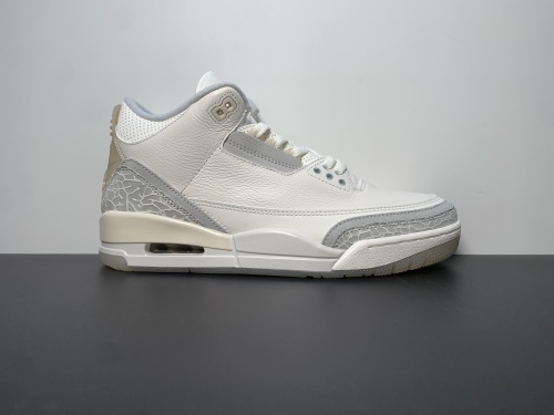 OG版本出货！ Air Jordan 3 Craft “Ivory”象牙白 货号:FJ9479-100 尺码：36-47.5