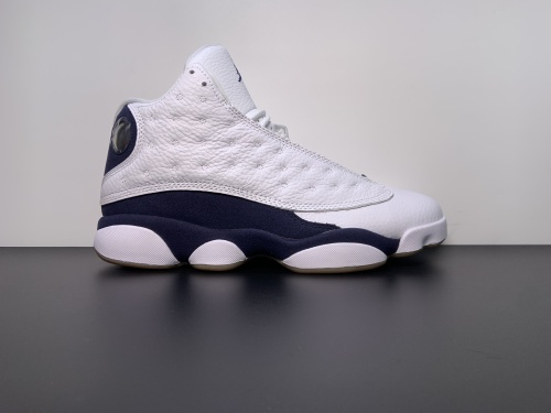乔丹13代 Air Jordan 13 “Midnight Navy 白深蓝古铜”出货 货号：414571-140 号码7-13