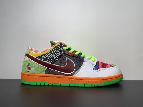 NK SB Dunk Low QS ’‘What The Paul’‘ 拼接不对称鸳鸯官方货号：DM0807 600 尺码：40-48