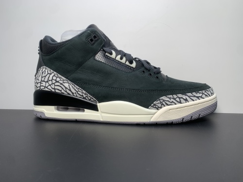 x版：Air Jordan 3 WMNS "Off Noir"黑水泥2.0 货号：CK9246-001  尺码：40-47.5