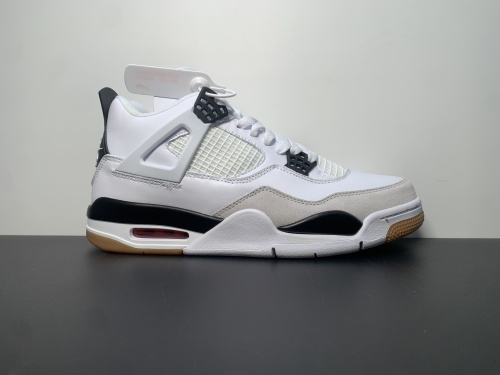 Air Jordan 4 SB联名黑白  货号：DR5415-100  尺码：40-47.5