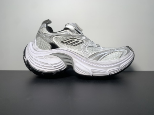 Balenciaga巴黎世家 10XL网布 圆头系带 低帮生活 休闲鞋 ，白色35-46！