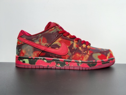 纯原版本! The Wizard of Oz X Nike SB Dunk Low“Ruby Slipper”防滑耐磨低帮板鞋红色 码数：40-47.5 货号：FZ1291-600