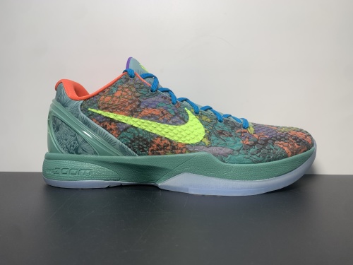 科比6代 Nike Kobe 6 'Prelude'绿彩色  货号:640220‑001 号码:40-48.5