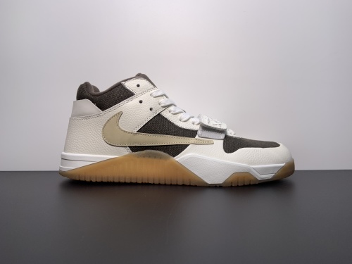 白棕倒钩，顶级品质 Travis Scott  x Jordan Jumpman Jack TR "University Red "倒钩 低帮复古篮球鞋 男款 货号： FZ8117-100  40-4