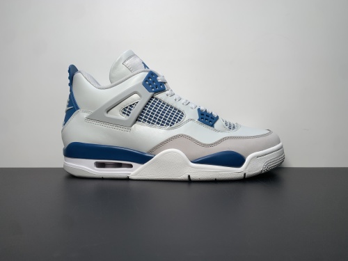 东莞裁片！ 乔丹4代 Air Jordan 4 "Military Blue" 白灰蓝复刻 货号:FV5029-141 号码:7-14
