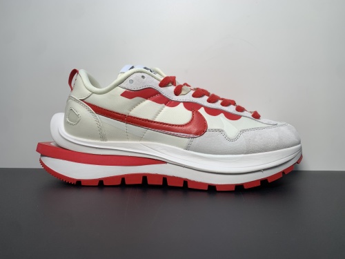 Sacai x VaporWaffle “Tour Yellow ”华夫三代3.0 走秀重磅联名 新配色  米白红   货号:DD1875-110#36-47.