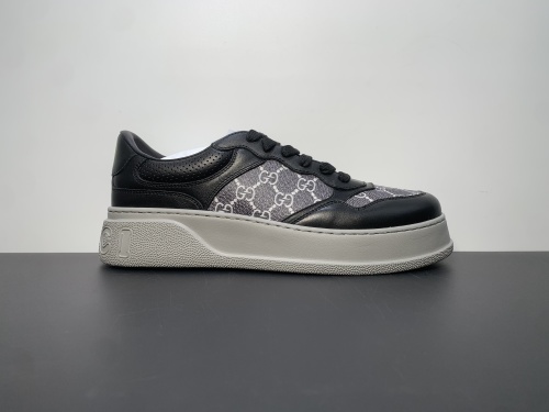 【专柜版：古驰】黑白 GUCCl 古驰 饼干鞋 Chunky B休闲板鞋 男女同款35-46