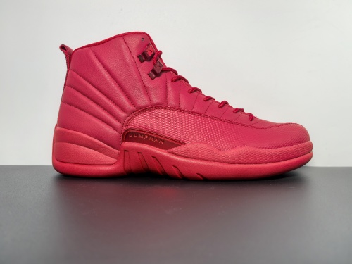 乔丹12代 Air Jordan 12 Retro 'Gym Red' 全红色 货号:130690-601 号码:7-13