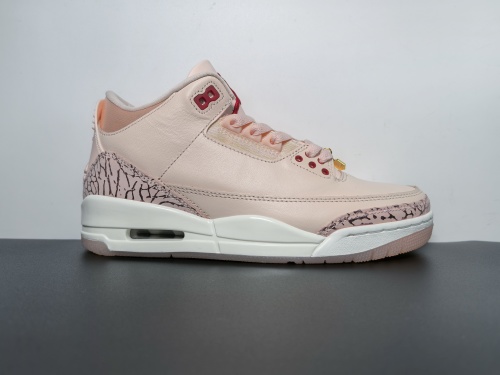 OG版本出货 乔丹3代 「情人节」Air Jordan 3 WMNS 情人节 粉色  货号:HJ0178-600 号码:36-44.5