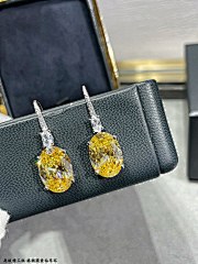 ⚠️此款调价⚠️457B60 9️⃣2️⃣5️⃣️【原单品质】😍我心已动♥️🌹格拉夫椭圆黄钻耳环, 就等白富美来拿下,【尊享定做,925纯银 完美进口仿真黄钻来袭】💌可遇不可求的完美狠货,每一个