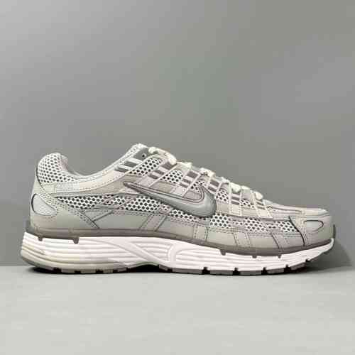 AW版本 灰色FN6837-012 Nike P-6000 PRM NA 舒适运动 网布皮革耐磨低帮 休闲跑步鞋 男款 灰色