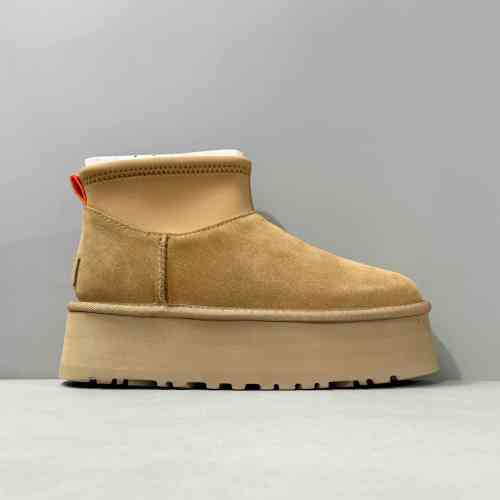 BK版本 迷你弹力靴-棕色1168170-CHE UGG 时尚百搭 短靴 女款 棕色