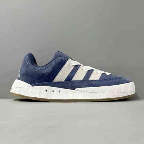 HX版本  蓝浅灰GY2088   阿迪达斯三叶草Adidas Originals Adimatic复古鲨鱼面包鞋  板鞋