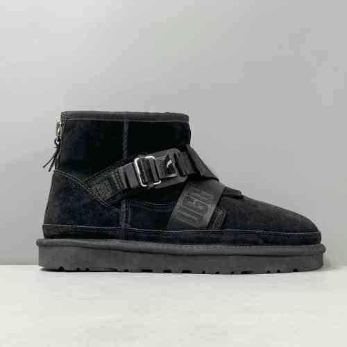 LZ版本 5854卡扣-黑色1135013-BLK UGG 经典新奇系列 保暖防滑 快扣款 短筒 雪地靴男款 黑色