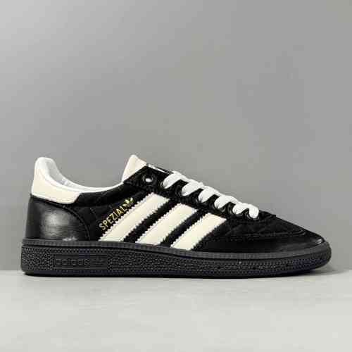 YH版本 SP 黑白JP5669 阿迪达斯三叶草adidas originals HANDBALL SPEZIAL 轻便舒适防滑耐磨 低帮 板鞋 男女同款 黑白 黑白钢琴键 漆皮