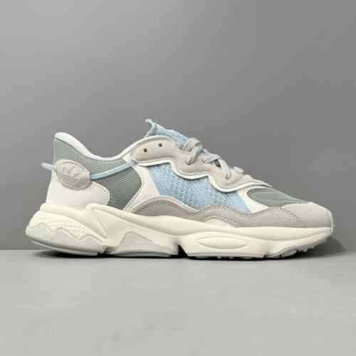 XG版本 水管2代-灰蓝ID9822 阿迪达斯三叶草adidas originals Ozweego 防滑 低帮 运动休闲鞋男女同款 灰蓝