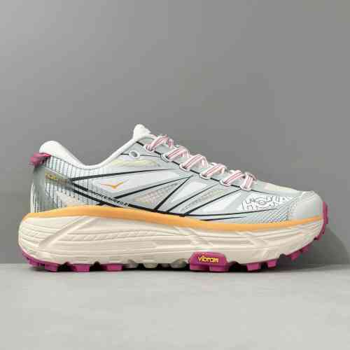 AW版本 玛法特2 白蓝1226851-WIFL HOKA ONE ONE Mafate Speed 2 飞速玛法特2 防滑耐磨 低帮 跑步鞋 男女同款