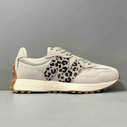 XY版本 NB327 米白豹纹MS327ANA   New Balance 327舒适减震耐磨 低帮 训练跑步鞋