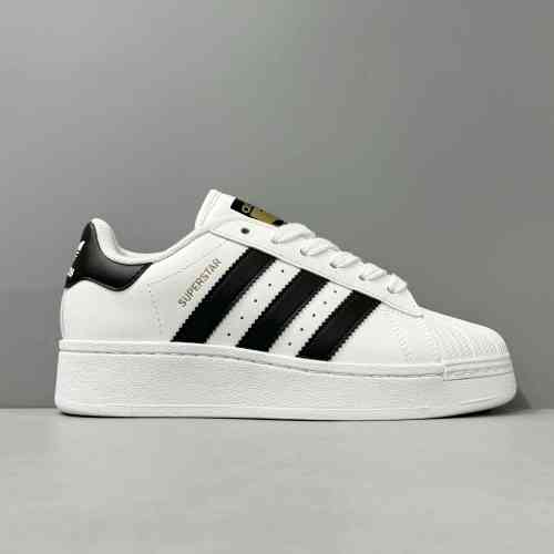 PP版本 金标白黑IF9995 阿迪达斯三叶草adidas originals Superstar Xlg 防滑 低帮 板鞋 男女同款