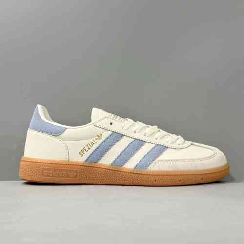 GN版本 SP白蓝IE3710 阿迪达斯三叶草 Adidas Originals Handball Spzl舒适简约防滑低帮板鞋德训鞋 男女鞋