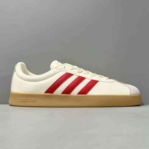 NEO米色IF7108 阿迪达斯三叶草 adidas VL COURT 2.0 舒适百搭 低帮 板鞋 男女同款 米色