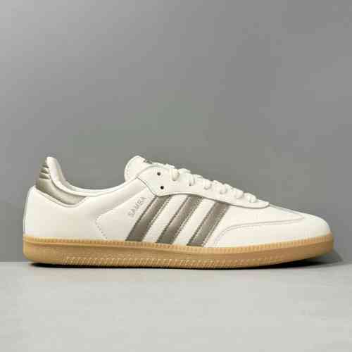 CG版本 白灰银IG1964 阿迪达斯三叶草adidas originals Samba Og 舒适百搭日常 耐磨低帮 板鞋 男女同款 白灰