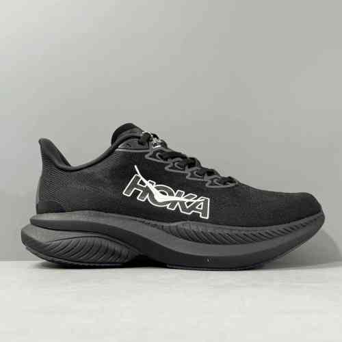 DS版本 马赫6-全黑1147791-BLACK HOKA ONE ONE MACH 6 舒适百搭防滑耐磨 低帮 休闲跑步鞋