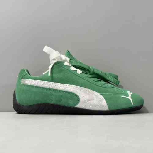 PP版本 绿色双鞋带 PUMA Speedcat The Open YY 舒适 耐磨 低帮 生活休闲鞋 男女同款