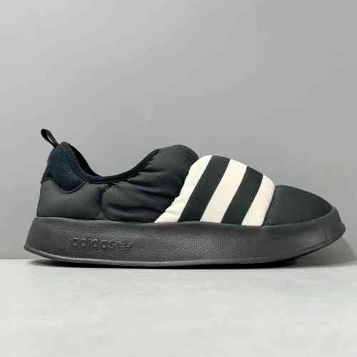 HX版本 黑色GY4559 阿迪达斯三叶草adidas originals Puffylette 舒适百搭 低帮 生活休闲鞋 男女同款 黑色