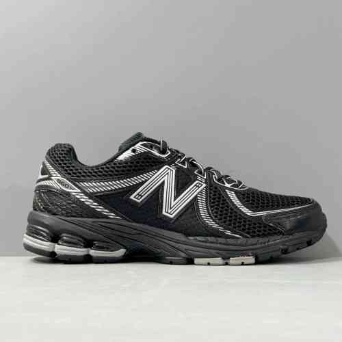 V版顶级 黑白L860XC   NB860 New Balance 860 防滑耐磨低帮跑步鞋 男女同款