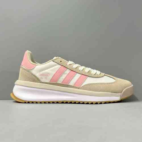 XG版本 2代-棕粉JI2518 阿迪达斯三叶草adidas originals SL 72 RTN舒适复古 防滑耐磨低帮 生活休闲鞋 男女同款