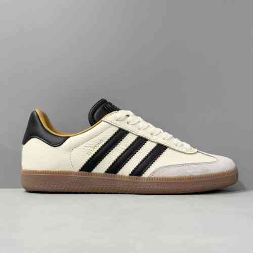 GY版本 JJ联名灰白黑ID8708 阿迪达斯三叶草 JJJJound x Adidas Originals Samba OG减震低帮板鞋 男女鞋