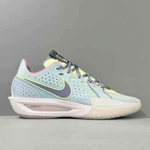 超神版本 G.T3/浅蓝绿DV2918-401 Nike Air Zoom G.T.Cut 3“Easter”时尚百搭 耐磨透气 低帮 篮球鞋 男女同款 蓝色
