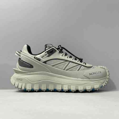 DH版本 浅绿色M205880T Moncler盟可睐 Trailgrip 系带圆头 低帮 生活休闲鞋 男款 浅绿色
