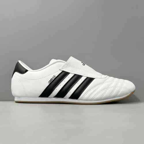 YH版本 白色JQ4774 阿迪达斯三叶adidas originals Taekwondo 运动舒适 防滑耐磨包裹性 低帮 训练鞋 女款 白黑