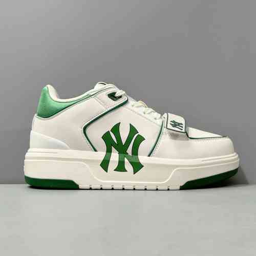 PB版本 中帮-绿色3ASXLMB3N-50GNS MLB Chunky Liner 纽约洋基队 防滑减震 中帮 板鞋 男女同款 绿色