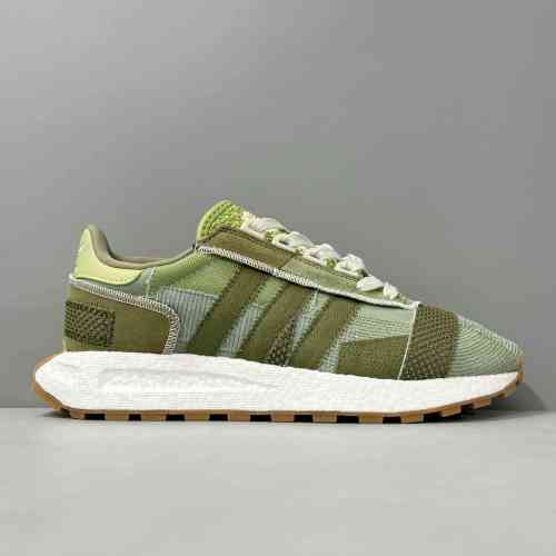 LH版本 E5-浅草绿GX6364 阿迪达斯三叶草adidas originals Retropy E5 人造革 舒适运动 防滑耐磨轻便 低帮 生活休闲鞋 男女同款